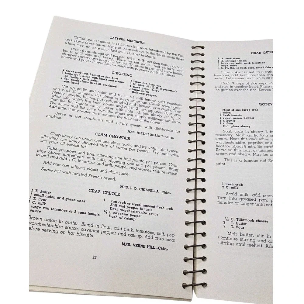 Four'N‎ Twenty Blackbirds California Game Cookery Ringbound Community Cookbook